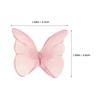 BAZEITFLOW 48-Piece Pink Paper Butterfly Cake Decorations view 2