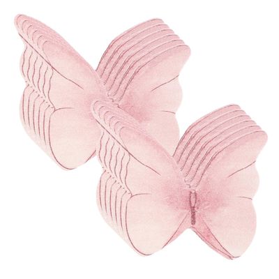 PRETYZOOM 48-Piece Butterfly Cake Topper Set