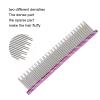 Yctze Reusable Cat Grooming Comb with Stainless Steel Teeth view 3