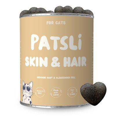 Patsli Skin & Hair | 6-in-1 Skin & Coat Complex for Cats