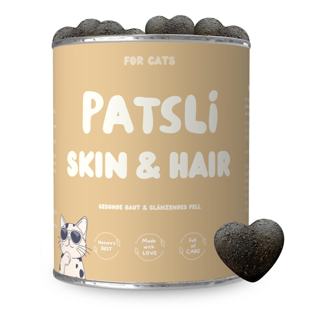 Patsli Skin & Hair | 6-in-1 Skin & Coat Complex for Cats
