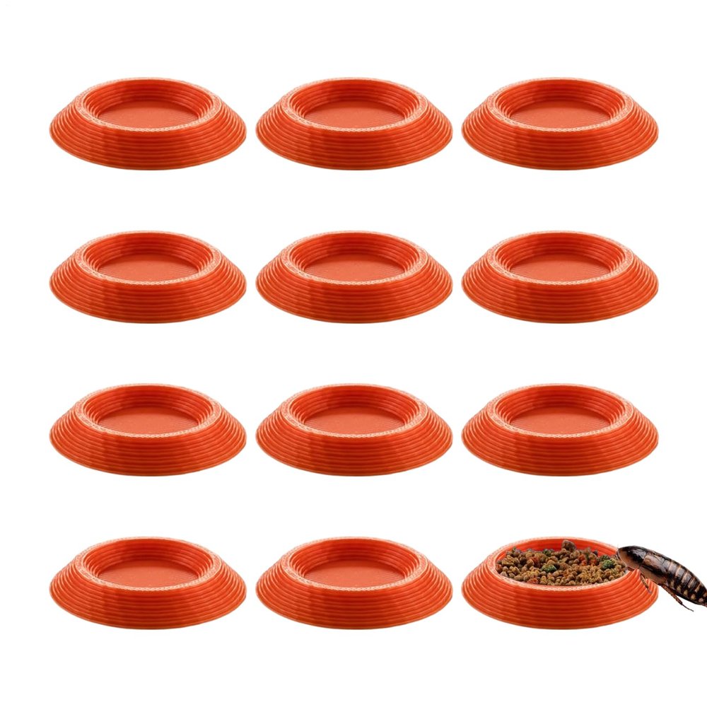 Isopod Feeding Dish | 12 Non-Slip Bowls for Small Pets