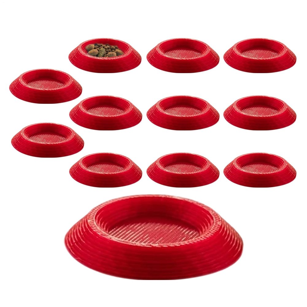 Gungtj Dubia Roach Feeding Dish - 12-Pack