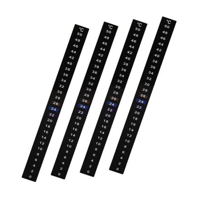 Milisten 4-Piece Aquarium Thermometer Stickers