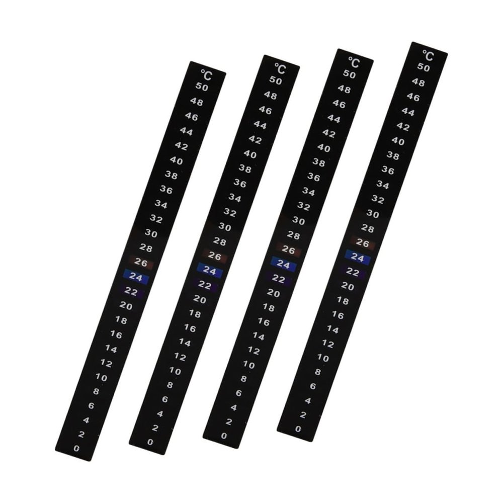 Milisten 4-Piece Aquarium Thermometer Stickers