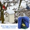 Parrot Cage Cover with Zipper, Windproof, Warm Protection for Budgies, Finches, Macaws, Cockatiels view 2