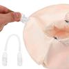 BCOATH 3-Pack Adjustable Hat Clips with Spring Chain and Transparent Chin Straps view 3