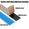 CVFOMBN Self-Adhesive Vinyl Anti-Slip Stair Edge Profile, Red, 4 cm × 3 m view 4