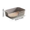 High-Sided Splash-Proof Cat Litter Box view 2