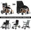 Waterproof Wheelchair Cover, 210D Oxford Fabric, Weatherproof, Dustproof, UV-Resistant, for Outdoor Power Wheelchairs (100 x 75 x 100 cm) view 2