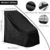 Waterproof Wheelchair Cover, 210D Oxford Fabric, Weatherproof, Dustproof, UV-Resistant, for Outdoor Power Wheelchairs (100 x 75 x 100 cm) view 3