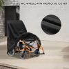 Waterproof Wheelchair Cover, 210D Oxford Fabric, Weatherproof, Dustproof, UV-Resistant, for Outdoor Power Wheelchairs (100 x 75 x 100 cm) view 4