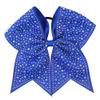 GreatRise 10-Piece Rhinestone Bow Hair Ties, Blue view 1