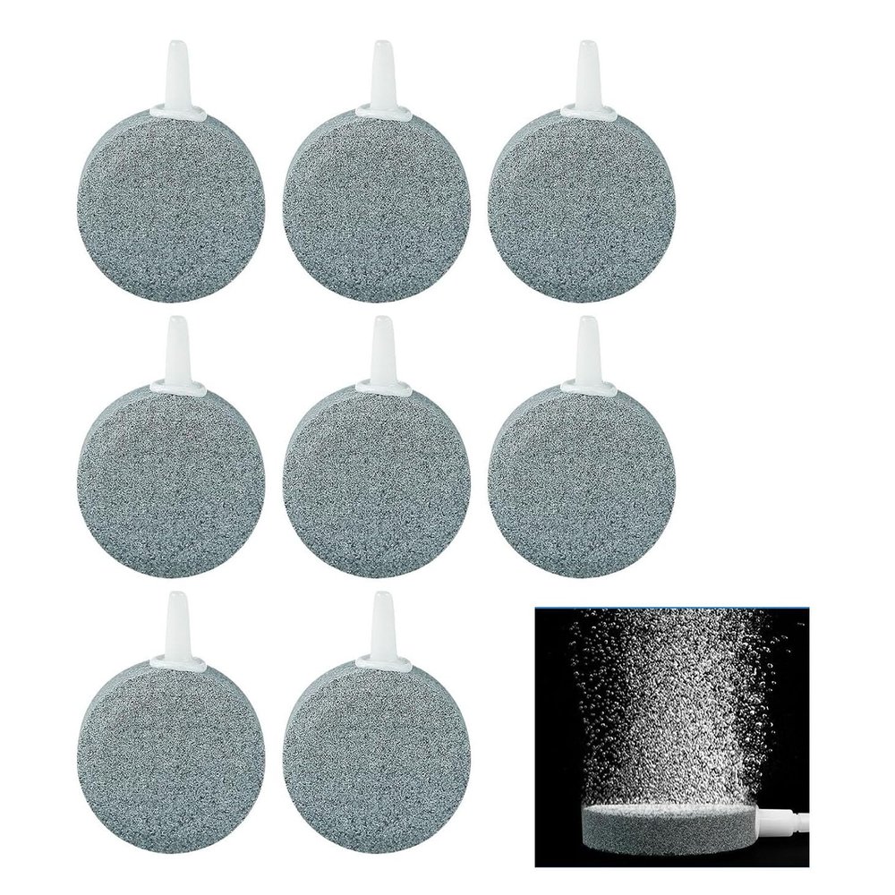 XinYangMao 8 Pack Air Stones for Aquarium & Pond