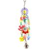 Colorful Bird Toy with Bell and Swing view 2