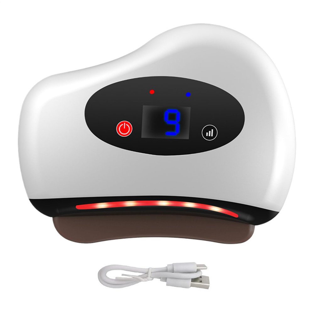 Heated Massage Device with Scraping Function