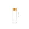 HAPINARY 24-Piece Empty Clear Glass Bottles with Caps for Perfume and Essential Oils view 2