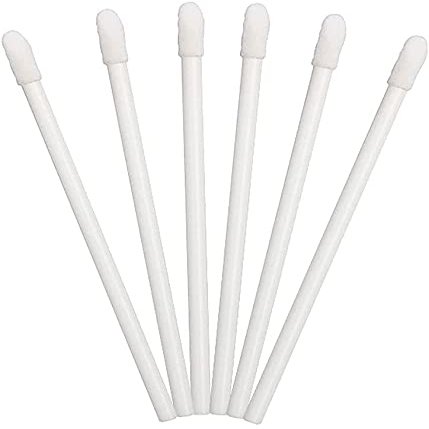 50-Piece Lip Brush Applicator Set, Flocked Lip Gloss Wands