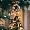 Candy Cane Christmas Tree Ornaments for Holiday Party Decorations view 2