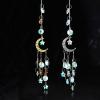 Fahoujs Handmade Moon and Star Crystal Hanging Sun Catcher view 3
