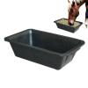 Qkbuza 10 L Durable Rubber Feed Bucket for Animals view 1