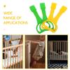 ibasenice 4-Piece Plastic Crib Pull Rings for Babies view 2