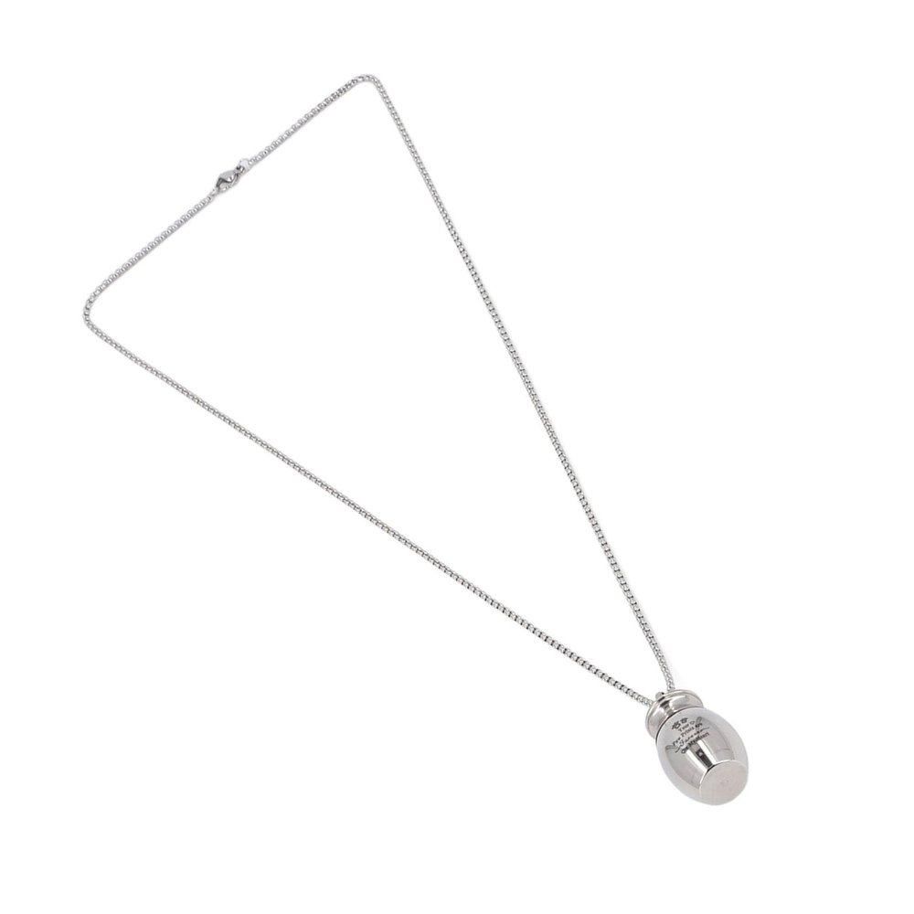 AlpenLife Basics Ash Holder Memorial Pendant, Large Capacity, Colorless Pet Urn Necklace, Durable for Pet Ashes, Cats and Dogs (L)