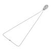 AlpenLife Basics Ash Holder Memorial Pendant, Large Capacity, Colorless Pet Urn Necklace, Durable for Pet Ashes, Cats and Dogs (L) view 4