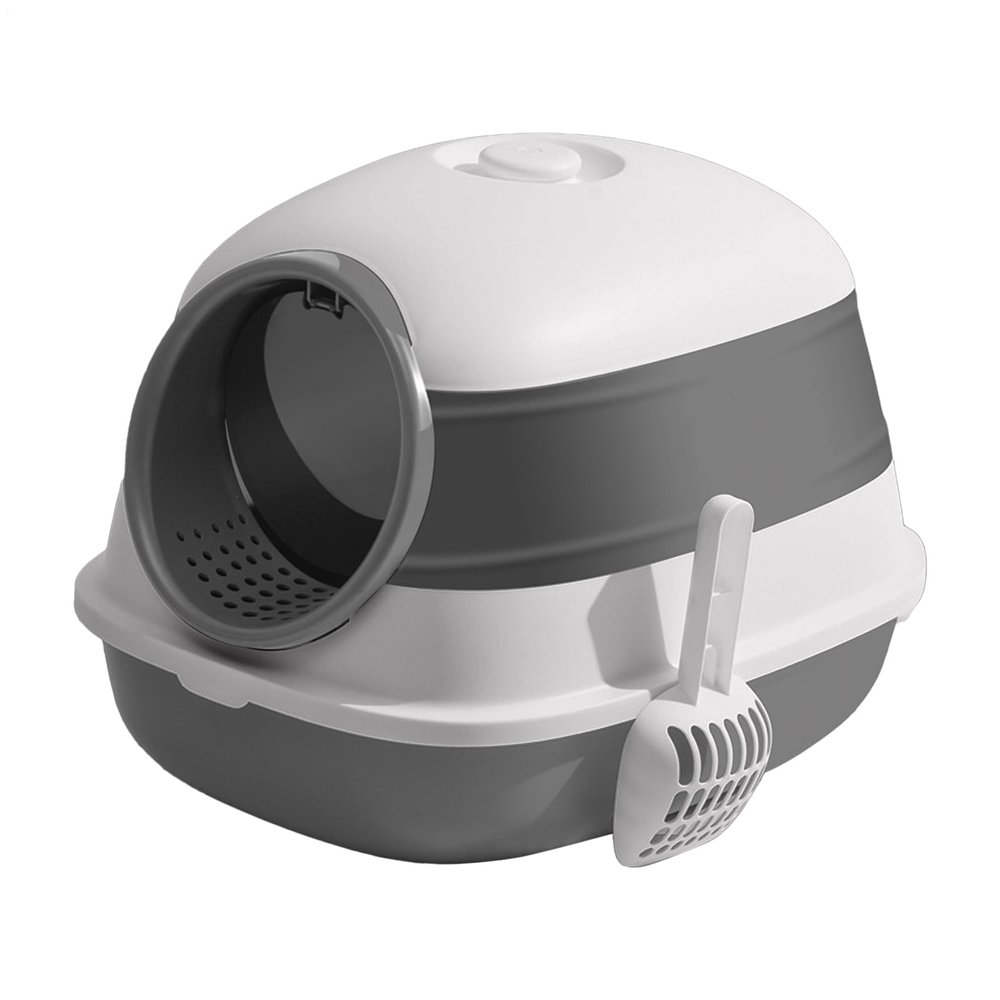 Foldable Cat Litter Box with Odor Control