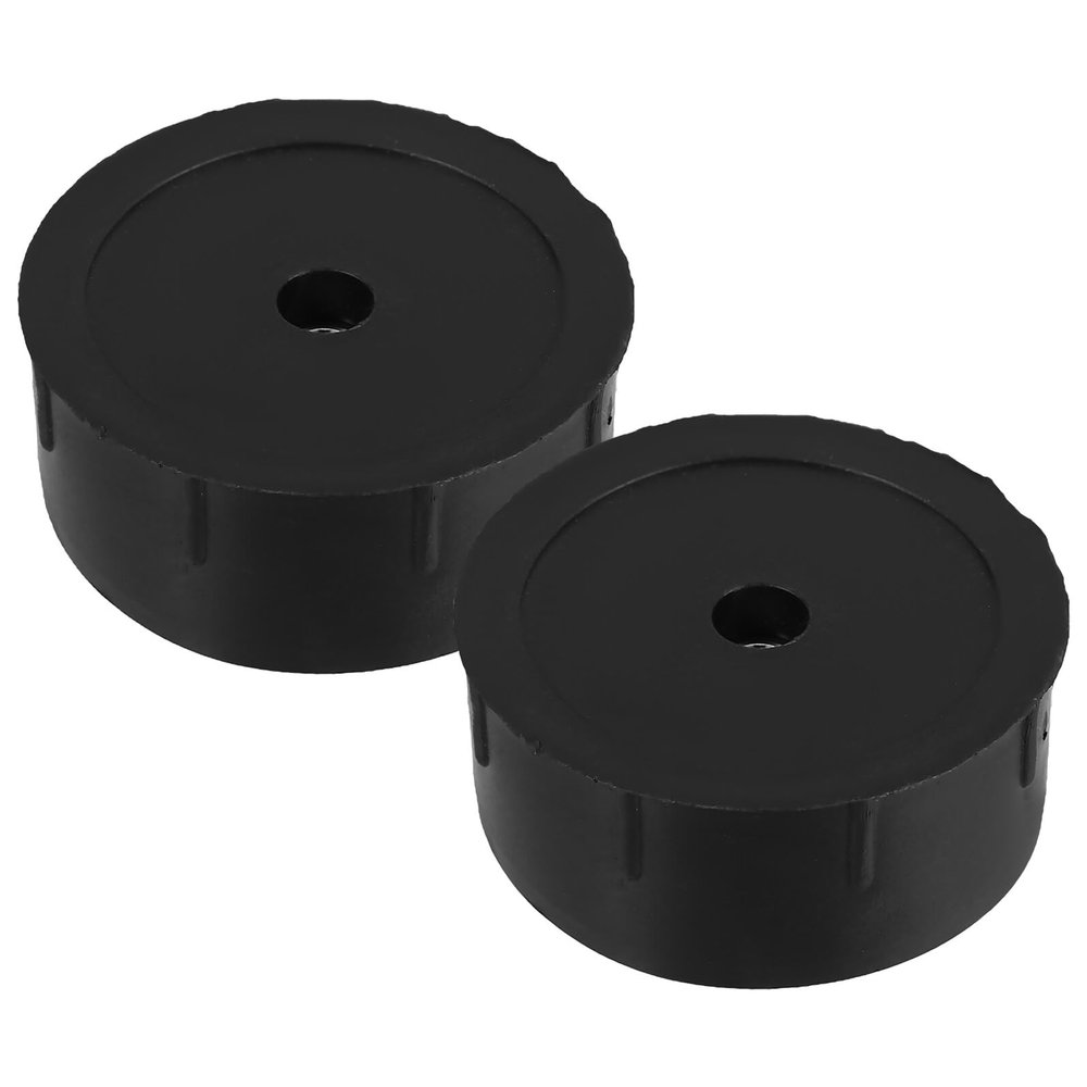 DOITOOL 2-Piece Replacement Plugs for Cat Trees, Black Plastic