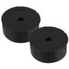 DOITOOL 2-Piece Replacement Plugs for Cat Trees, Black Plastic view 1