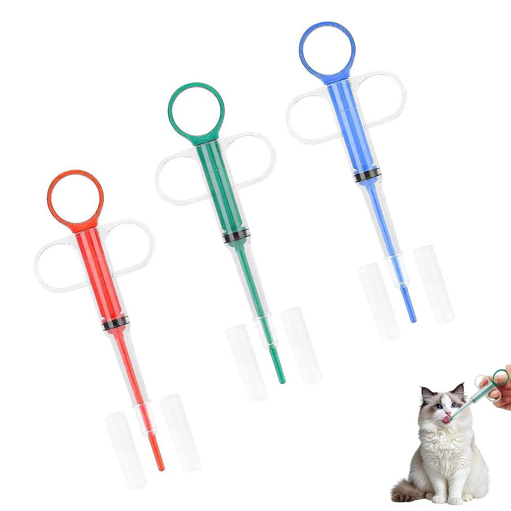 XinYangMao 3-Piece Cat Pill Dispenser Set
