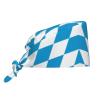 Bavarian Flag Scrub Cap, Adjustable Tie-Back Cap, Breathable, for Men and Women view 1