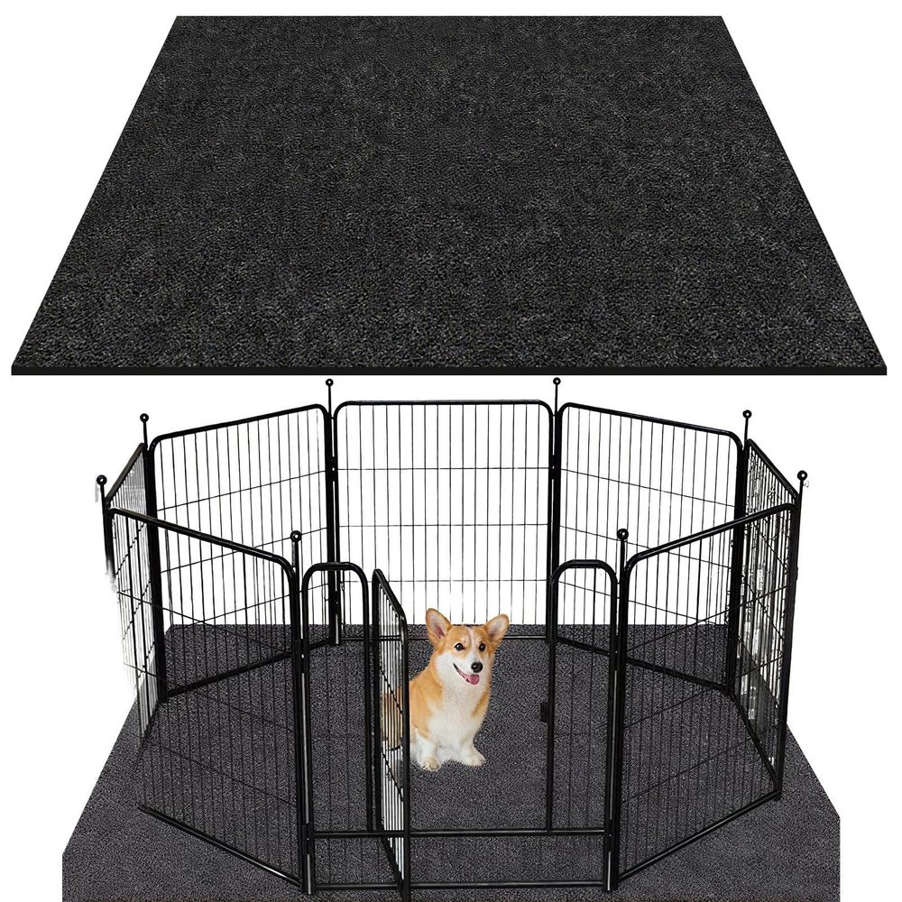 Reusable Dog Playpen Mat with Fast Urine Absorption