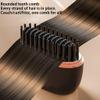 dijiusidy Portable Hair Straightening Brush, Mini Hair Straightener with 3-Level Temperature Control, Rechargeable, Black view 2