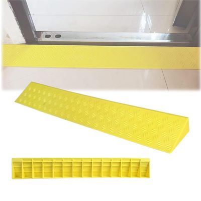 Portable Door Threshold Ramp, 2–11 cm, Yellow, H: 11 cm/4.3 in