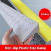 Portable Door Threshold Ramp, 2–11 cm, Yellow, H: 11 cm/4.3 in view 3