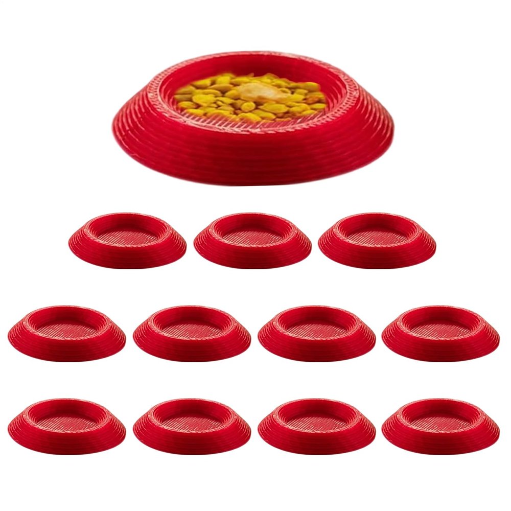 Qooplu Isopod Feeding Bowl - 12 Pack