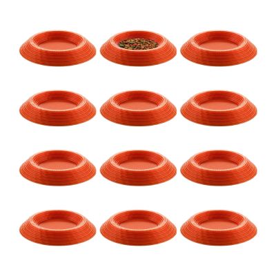 Generic Feeding Bowl for Isopods | 12 Non-Slip Bowls for Terrariums