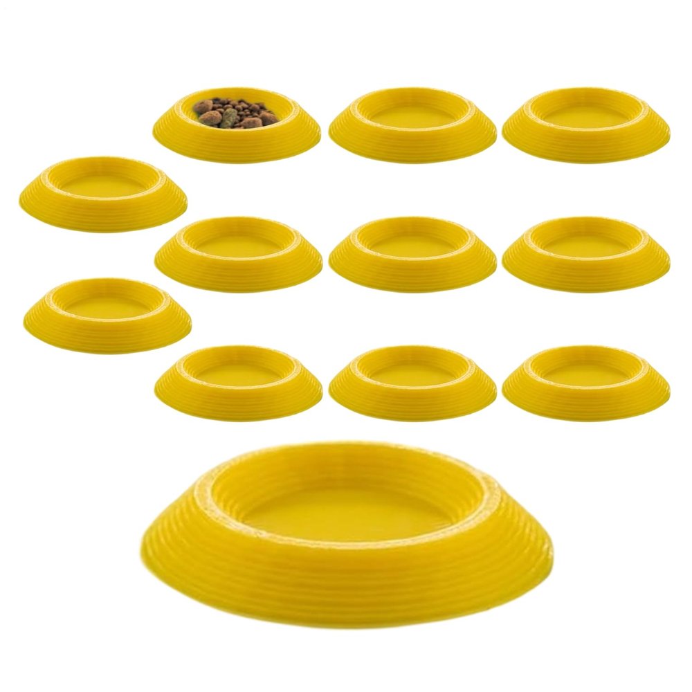 Zyntora Isopod Feeder - 12 Non-Slip Feeding Bowls