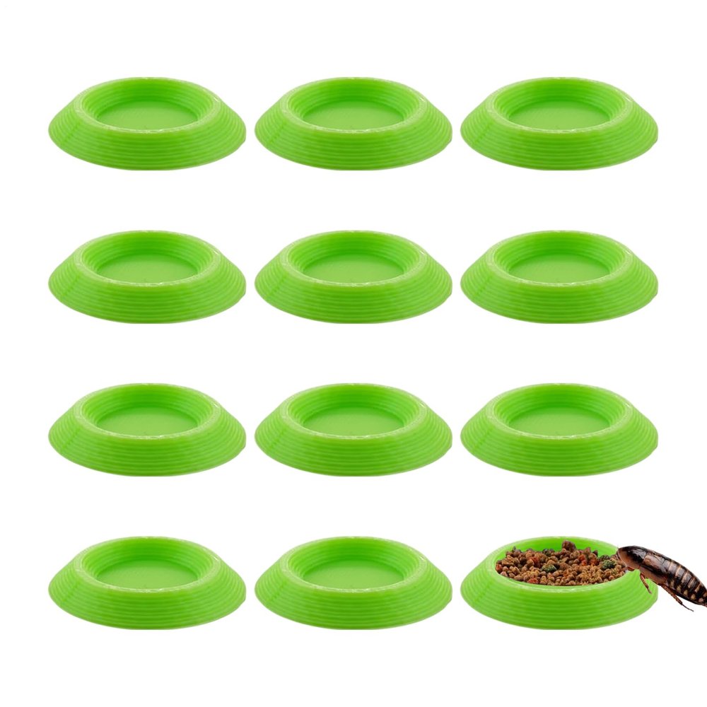Generic Isopod Feeder - 12 Pack Feeding Bowls for Terrariums