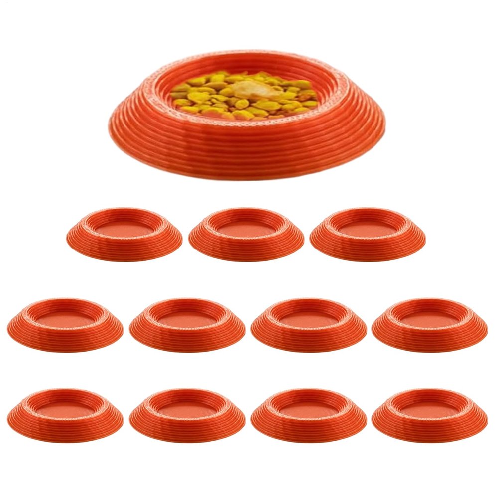 Generic Isopod Feeder, 12 pcs Terrarium Feeding Bowls