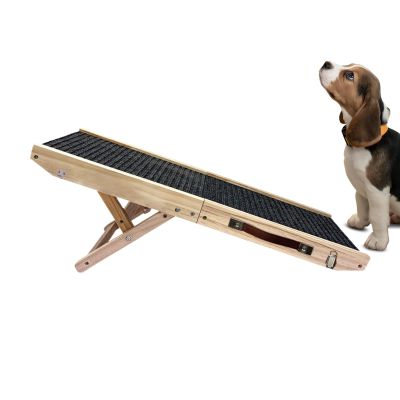 Foldable Wooden Dog Stairs, 4 Steps