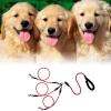 3-in-1 Dog Leash for 1, 2, or 3 Dogs, No-Tangle Swivel, Durable Nylon with Padded Handle view 2