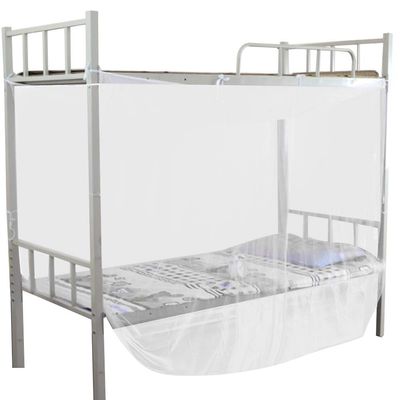 OVAQUIXI Mesh Bed Canopy Tent with Top and Fine-Mesh Holes for Twin/Queen-Size Beds, Dorms, Camping, and Travel (95 x 195 x 150 cm)