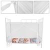 OVAQUIXI Mesh Bed Canopy Tent with Top and Fine-Mesh Holes for Twin/Queen-Size Beds, Dorms, Camping, and Travel (95 x 195 x 150 cm) view 2