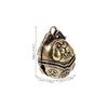 BAZEITFLOW 5-Piece Antique Brass Pet Bells for Small Dogs and Cats view 4