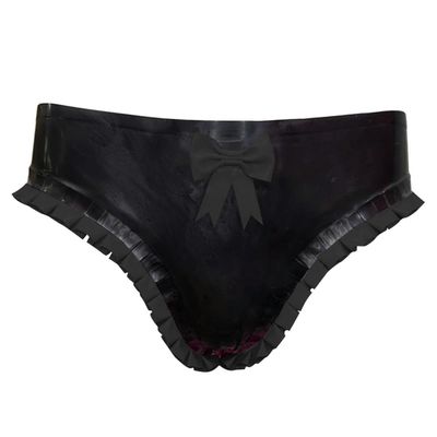 XINLIANYI Women's PVC Leather Briefs, Unisex, Adjustable, Black, 4XL