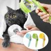 Btgghytr Dog Massage Brush with Long Handle and Shampoo Dispenser view 2