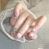 24-Piece Kawaii 3D Halloween Press-On Nail Set, White view 2